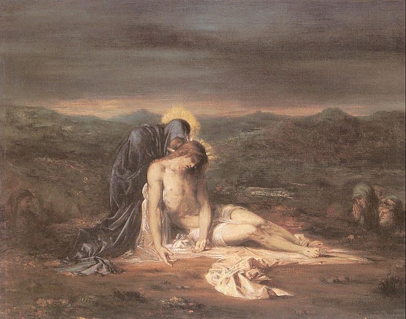 Gustave Moreau Pieta oil painting picture